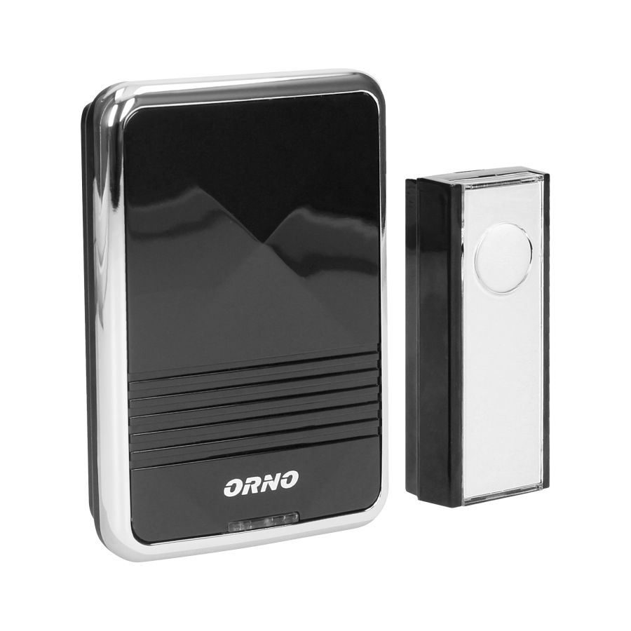 CALYPSO II DC wireless battery powered doorbell with learning system, 36 sounds, 300m